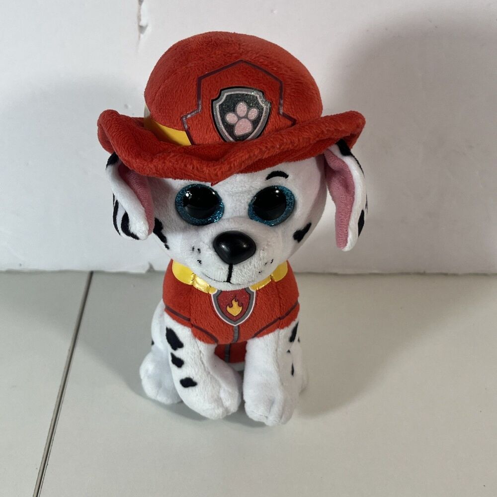 TY Beanie Boos 6" Paw Patrol MARSHALL Dalmation Plush Stuffed Animal Toy